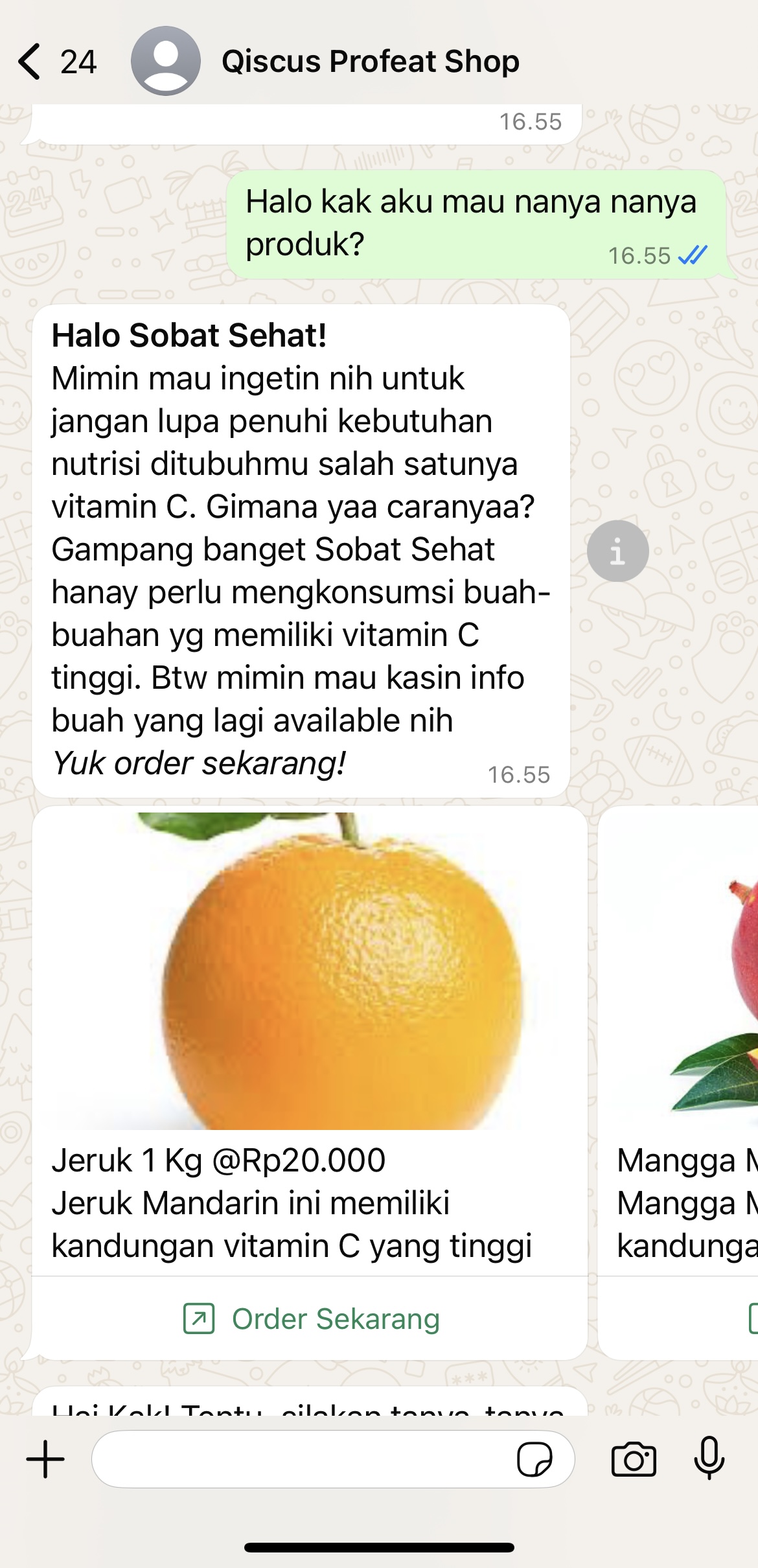 Customer Page