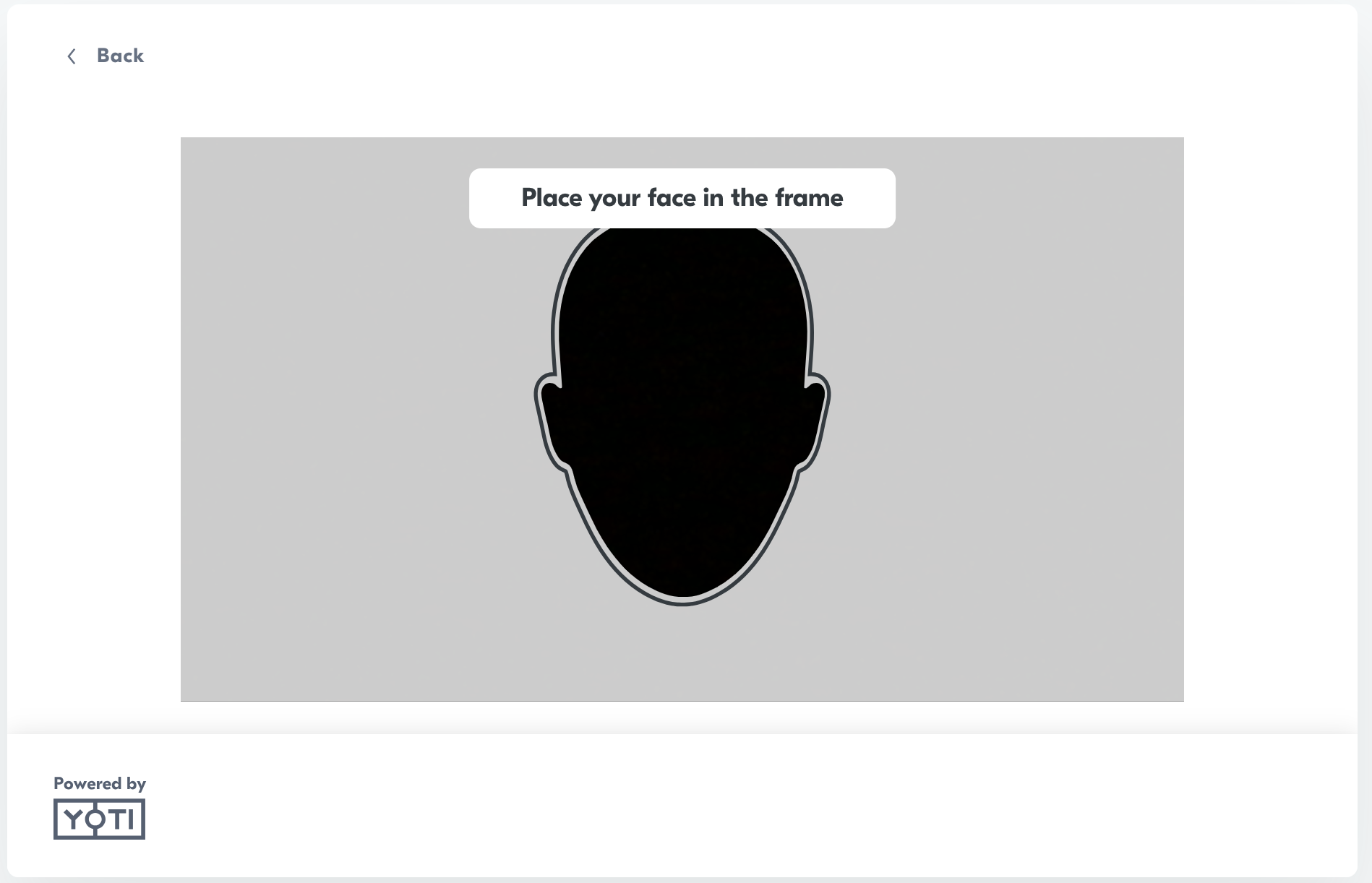 User flow: Passive liveness start