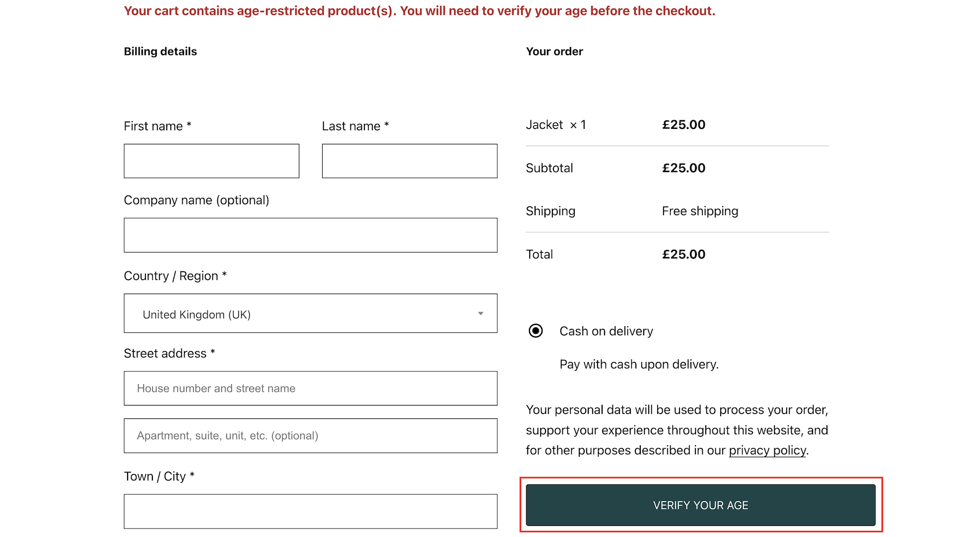Personal details