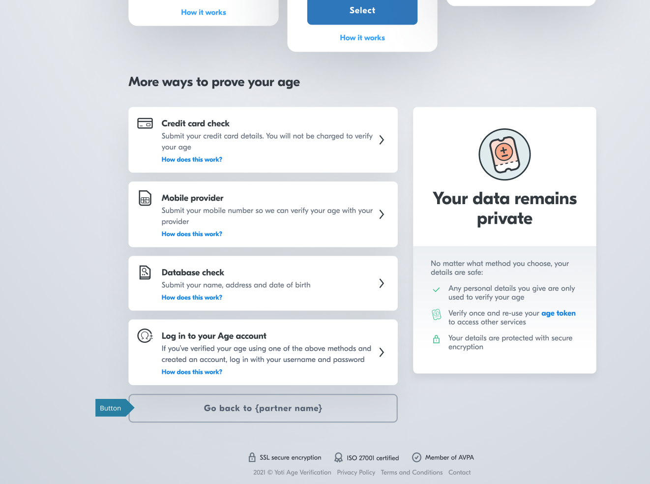 Cancel URL button