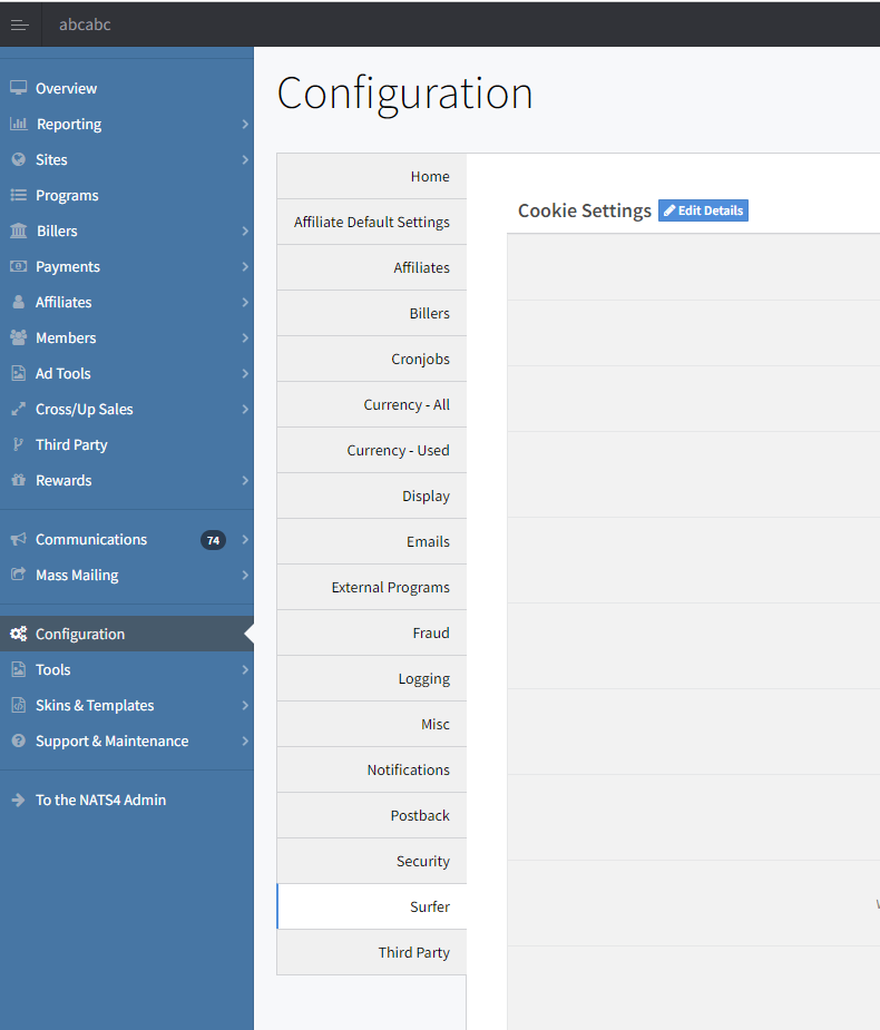 Configuration