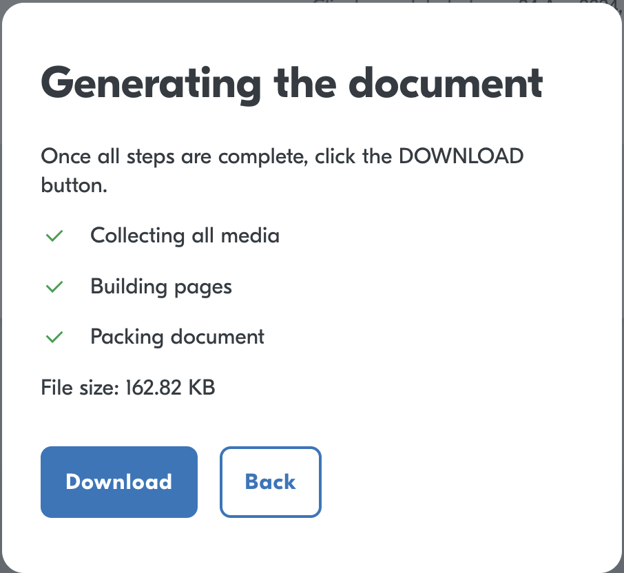 Download PDF> Generate