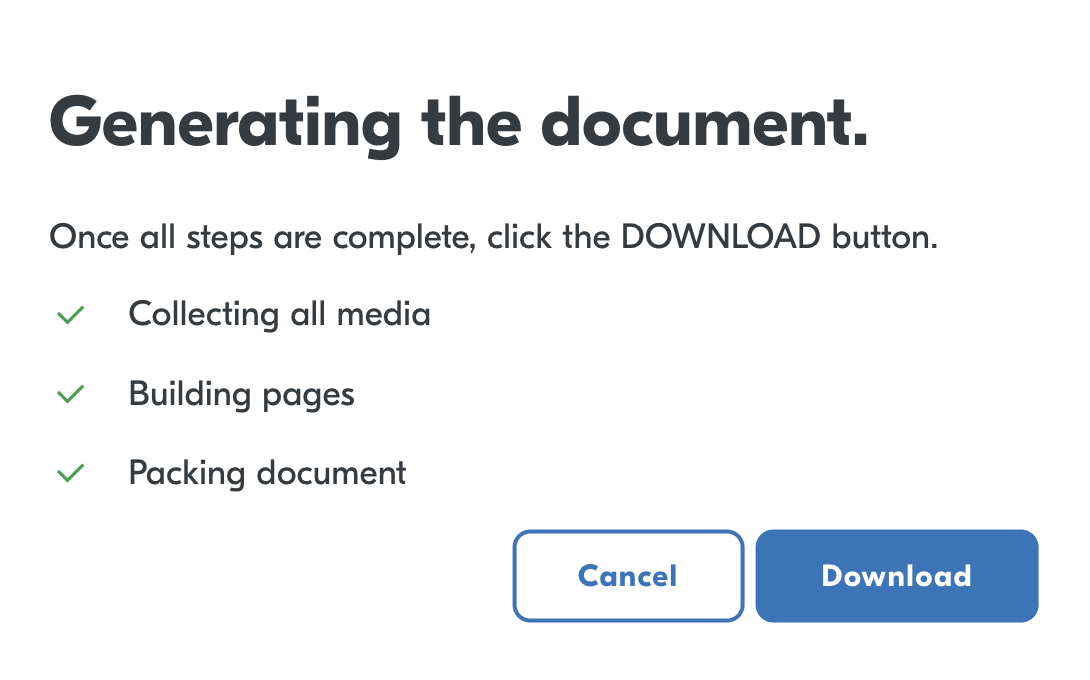 Session details > 3 dots > Download PDF> Download