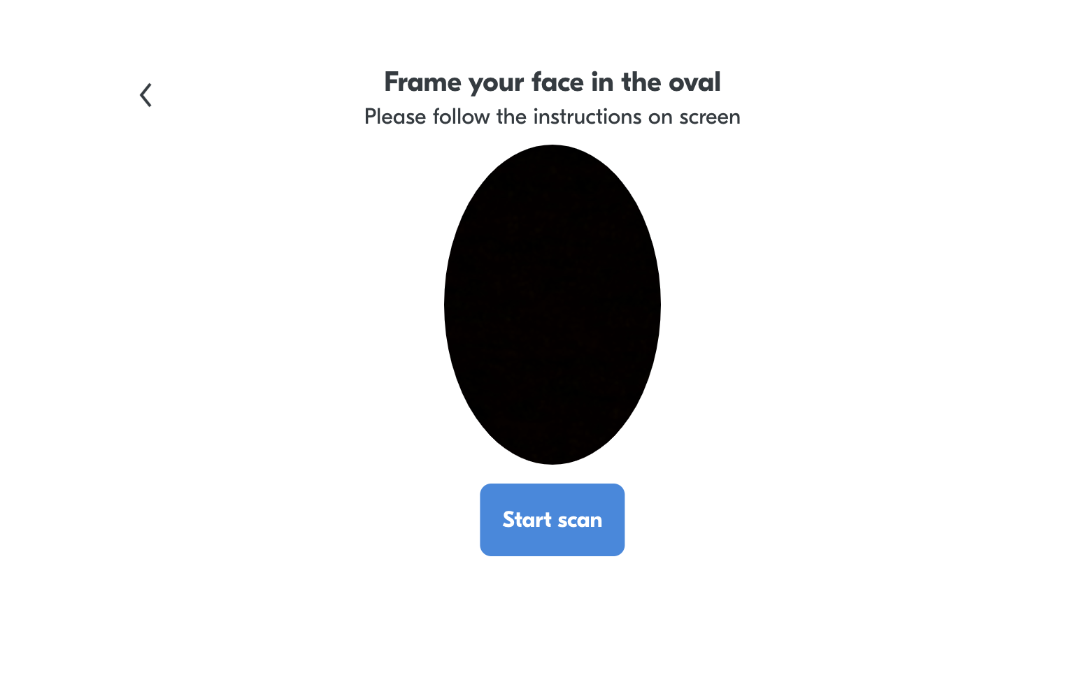 User flow: Active liveness start