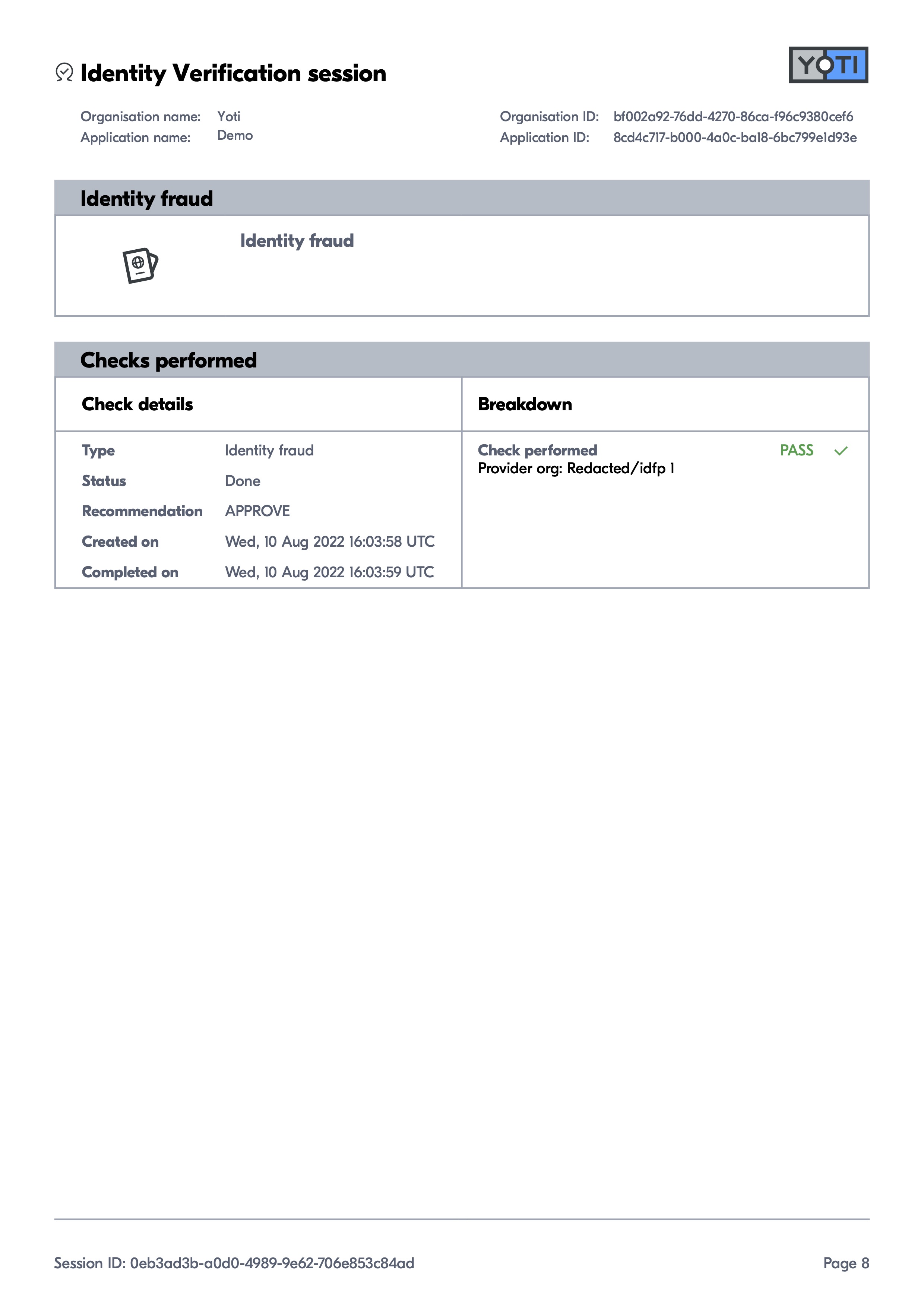 Report page 8