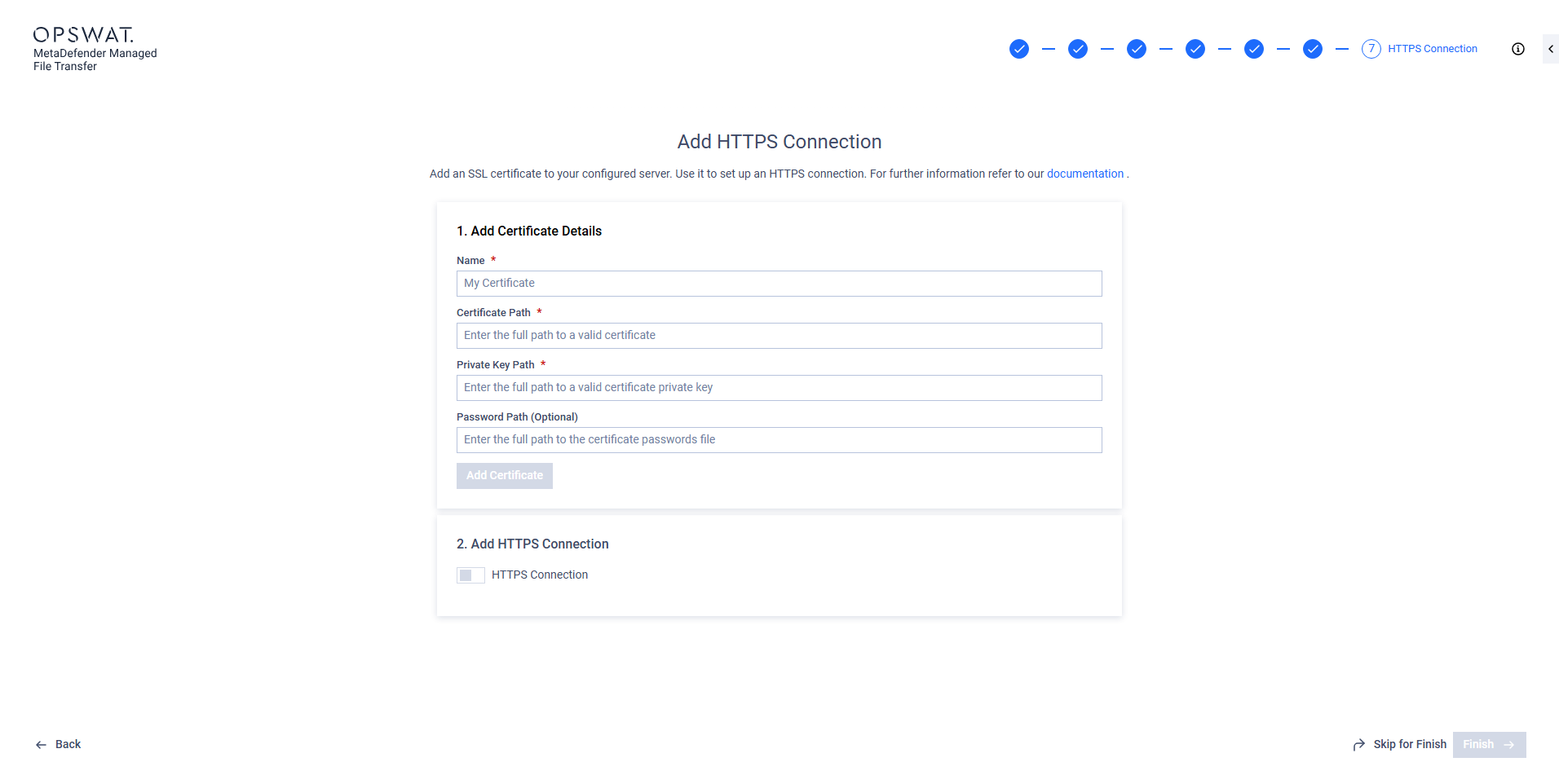 No Certificate added yet