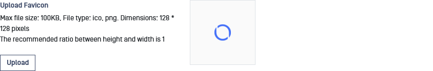 Upload Favicon form element