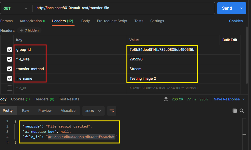 GET request
