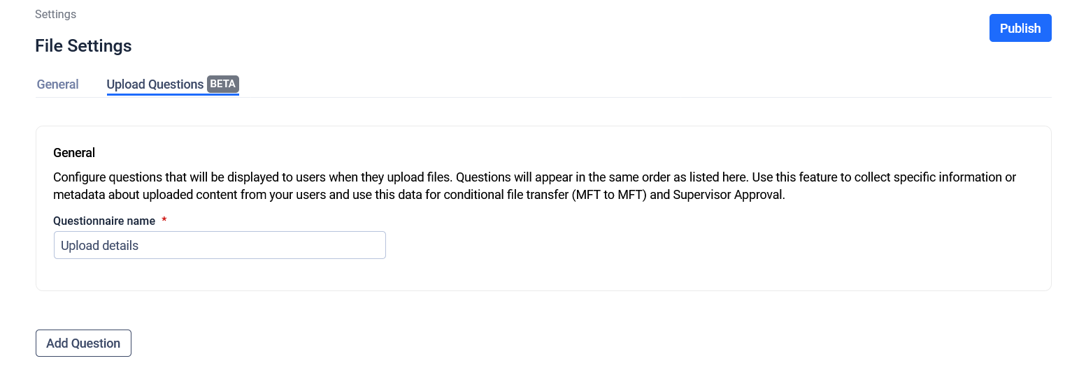 Questionnaire builder (empty)