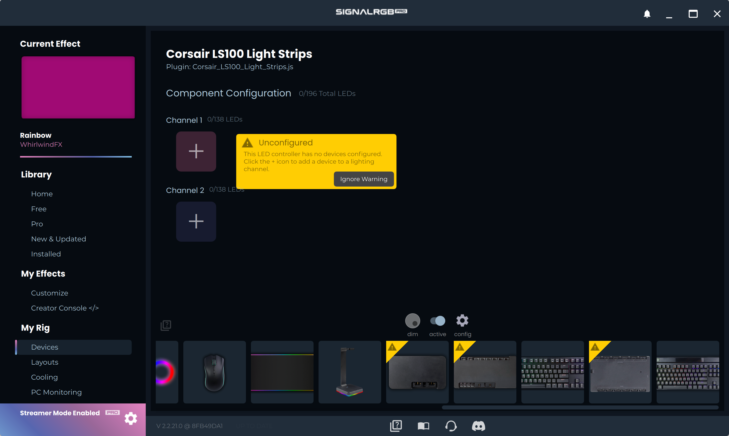 Components SignalRGB