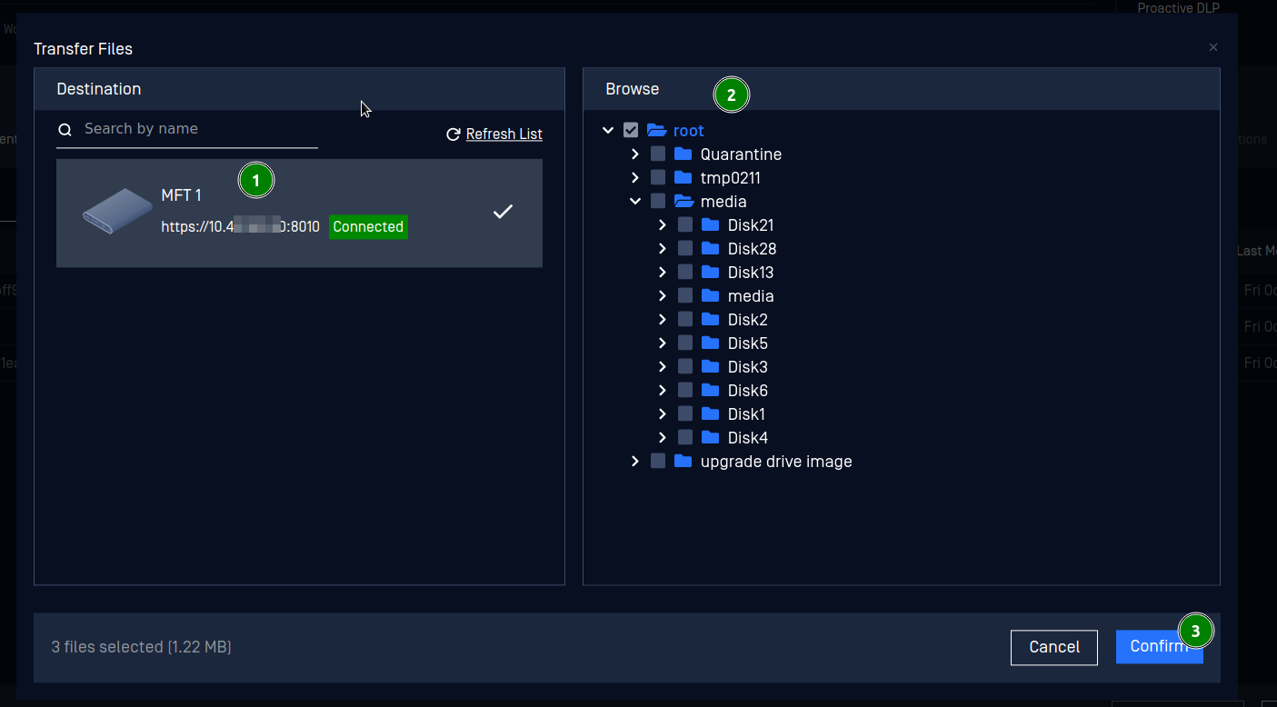 _USB device and file path selection dialog_

__