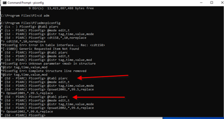 Using PiConfig to change values on the Pi Source machine