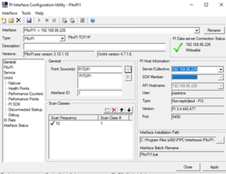 PiToPi configuraction on the Source Pi Machine