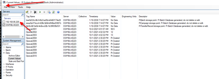 Add Destination Pi Server